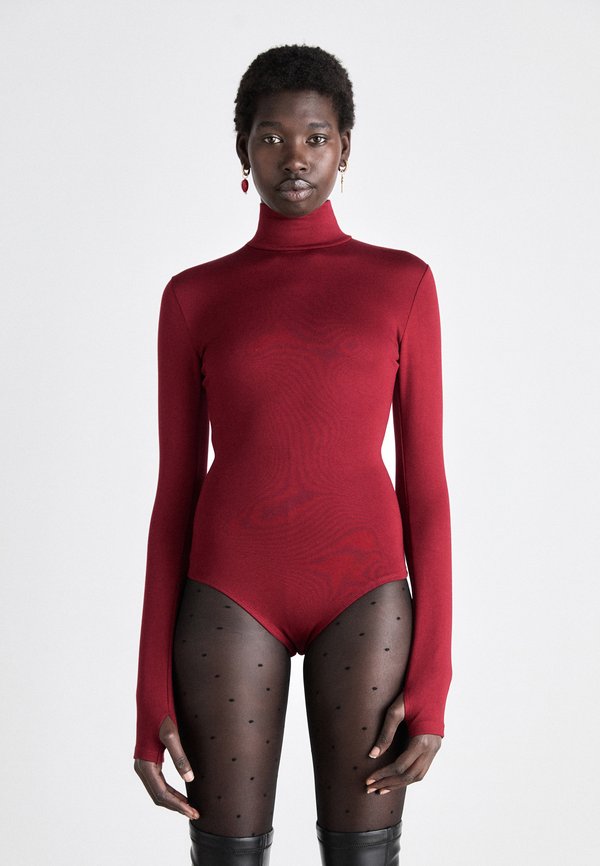 EXCLUSIVE PENDLETON BODY - Long sleeved top - bordeaux