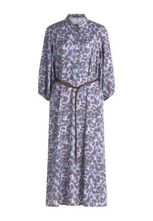 Betty Barclay, BETTY BARCLAY MIT BINDEGÜRTEL HEMDBLUSENKLEID - Robe chemise - blau braun