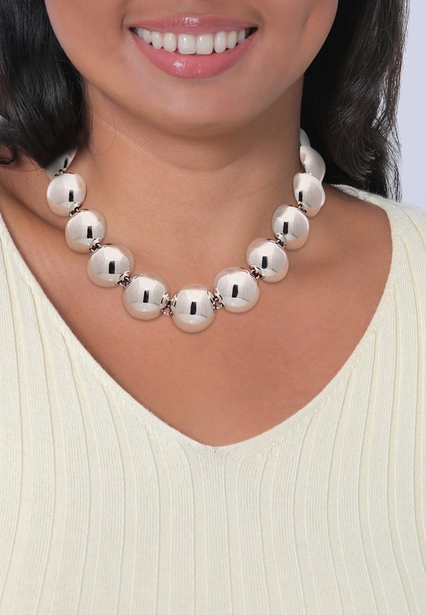 GEO GLOBE BALL - Halskette - silberfarben