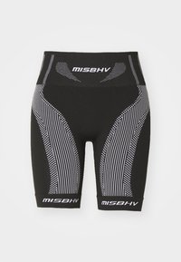 SPORT BIKER - Leggings - Pantaloni - black/white
