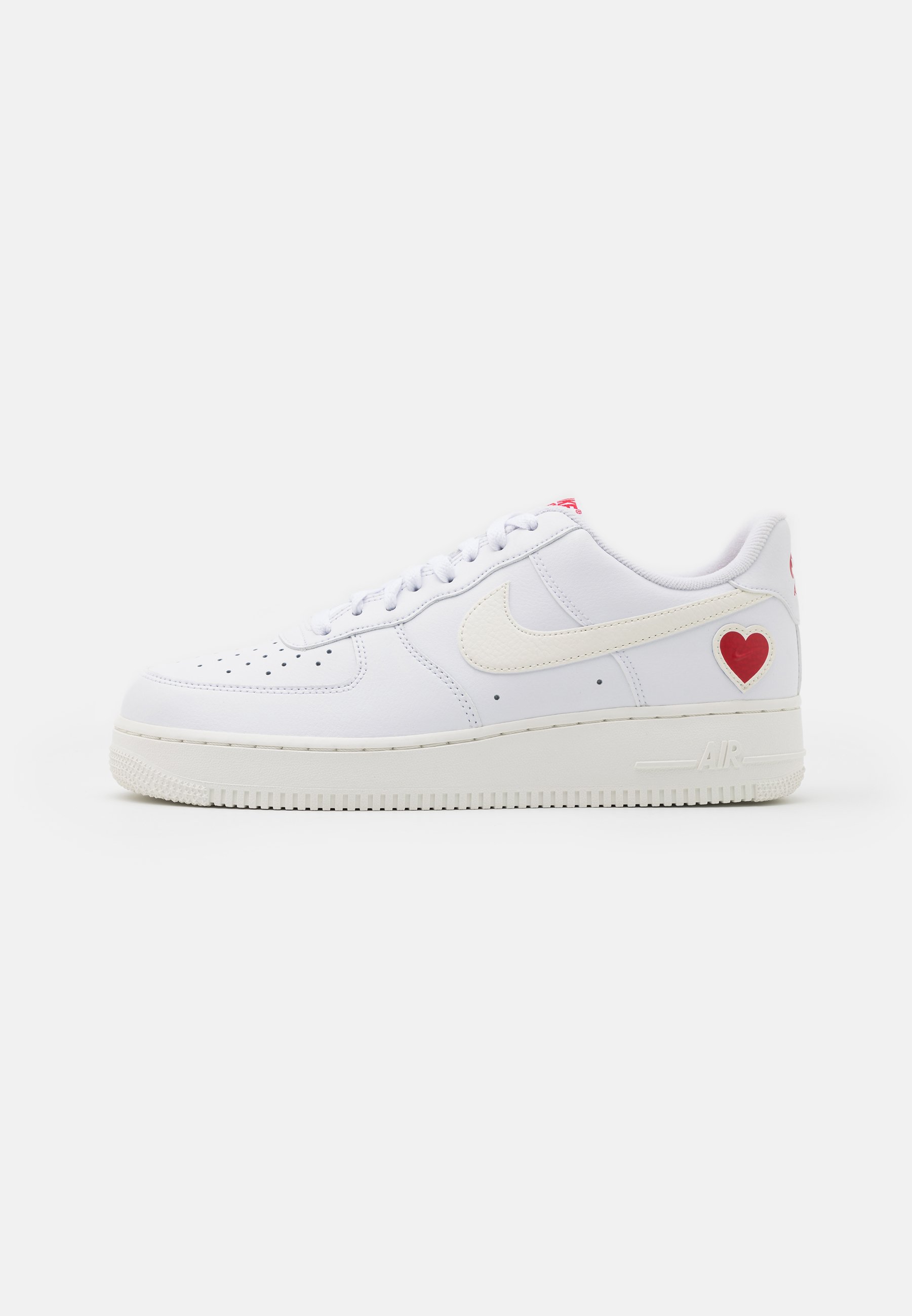 nike air force 1 white white red