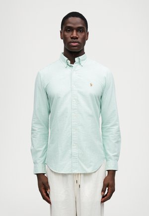 LONG SLEEVE SPORT SHIRT - Marškiniai - cruise green/white