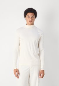 Tommy Hilfiger ROLL NECK TEE - Maglietta a manica lunga - ivory petal