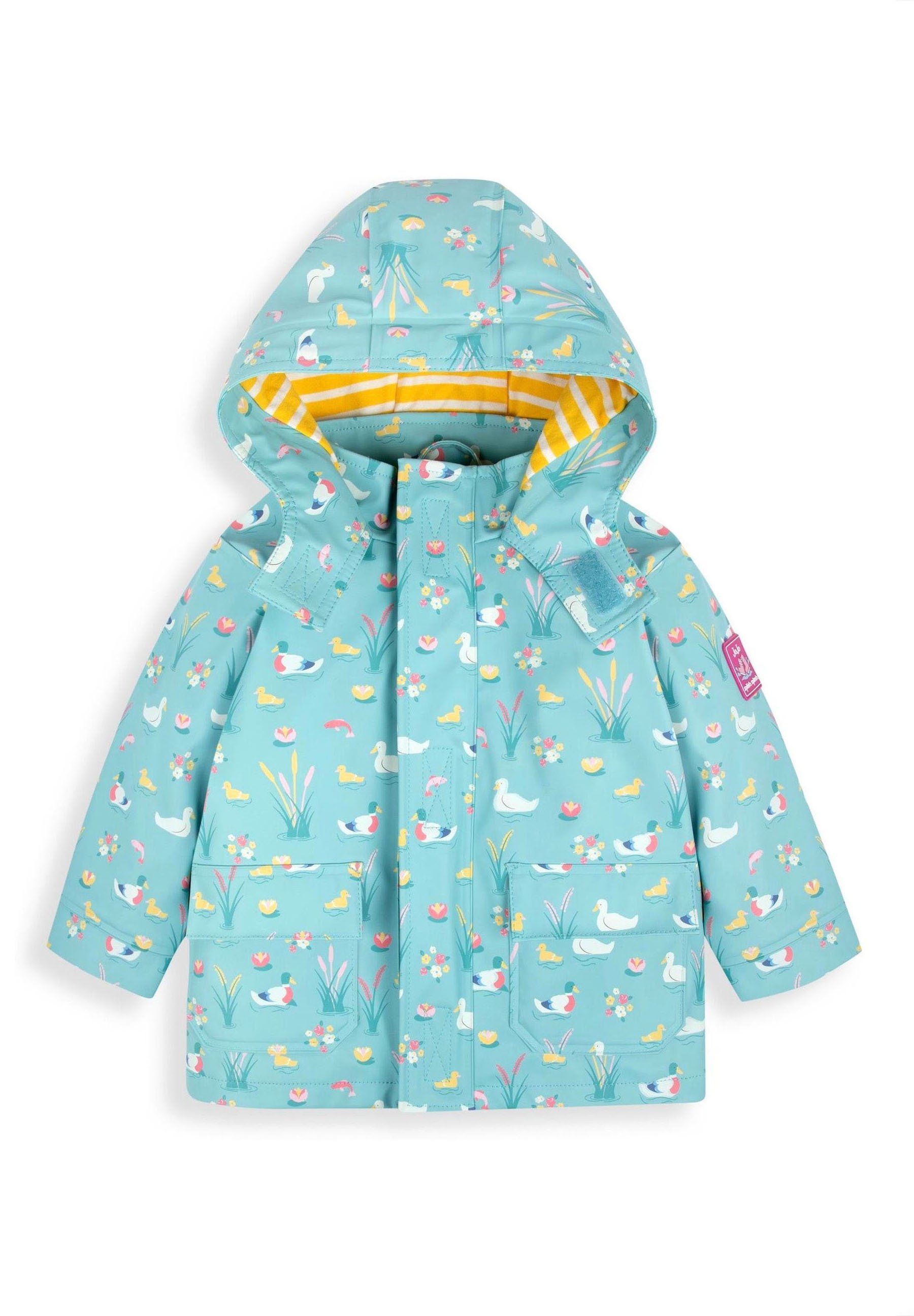 JoJo Maman Bébé Waterproof jacket duck egg/blue Zalando