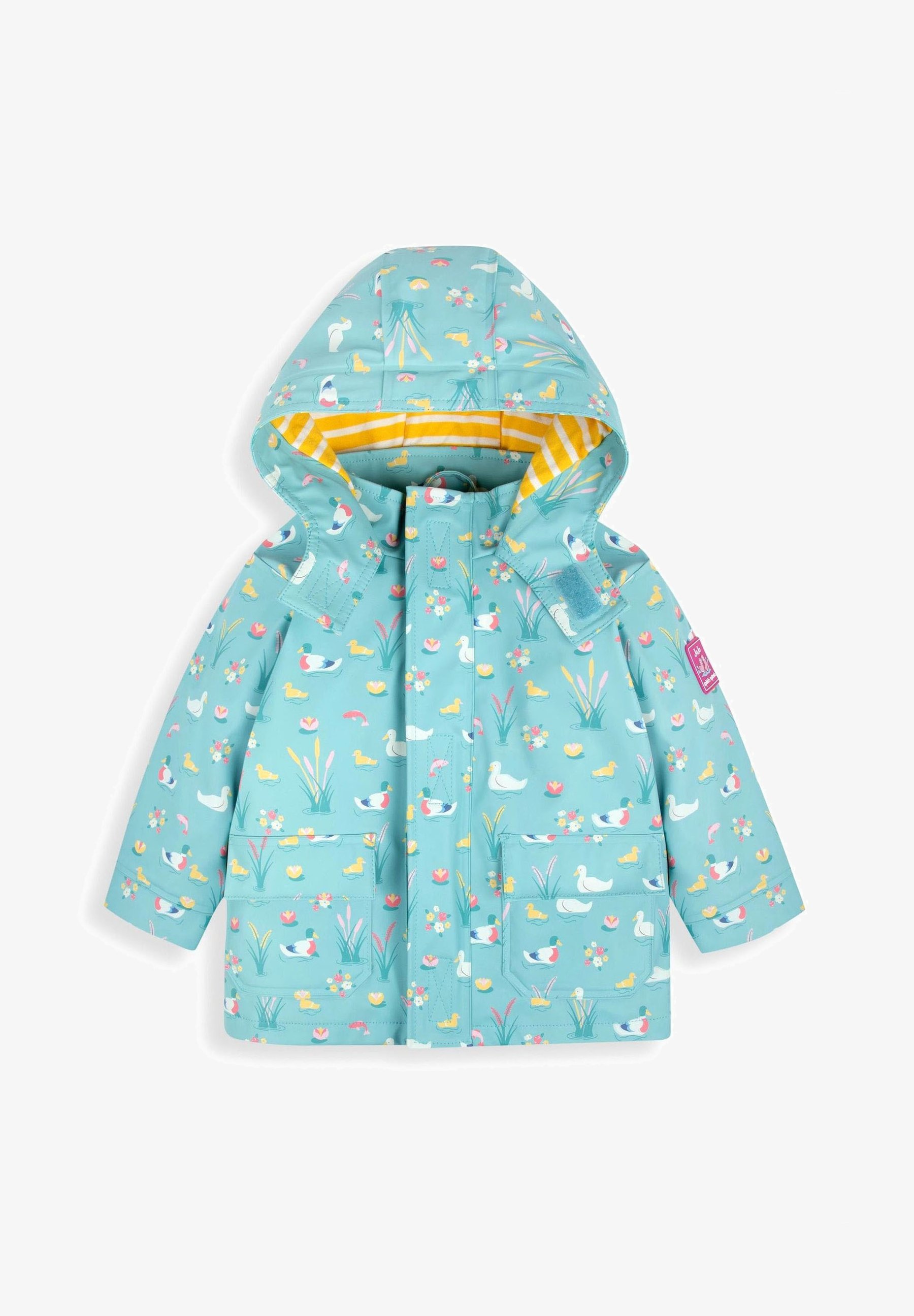 JoJo Maman Bébé Waterproof jacket duck egg/blue Zalando