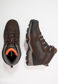 HI-TEC STORM WP - Hikingschuh - dark chocolate/dark taupe/burnt orange