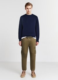 Calliope JOGGER CON TASCONI - Pantaloni cargo - verde