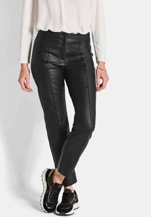 BELLA BESCHICHTETE - Pantalon classique - black