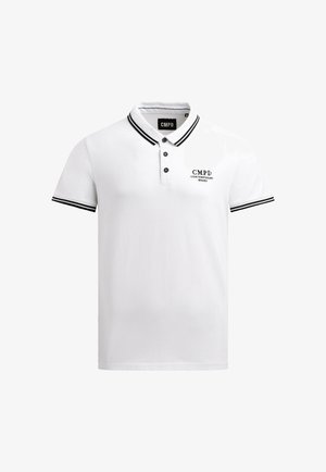 Camp David, CAMP DAVID POLOSHIRT MIT STREIFEN-TIPPINGS - Polo shirt - opticwhite