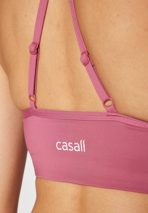 SLEEK STRAPPY BRA - Medium support sports bra - french rose3