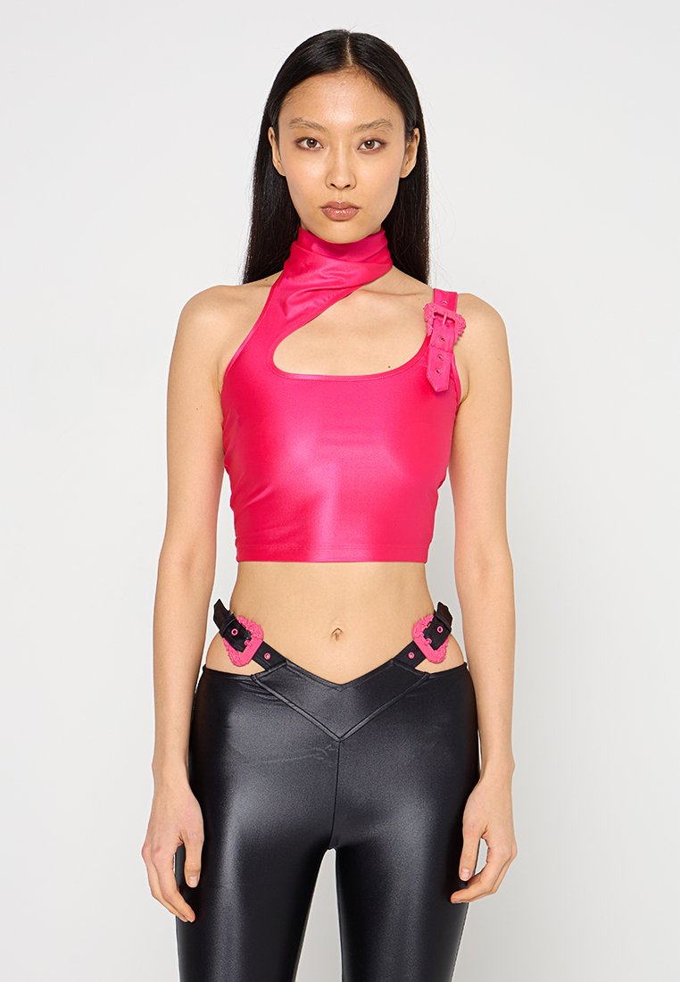 Versace Jeans Couture Top donkerroze Versace Jeans Couture Top donkerroze