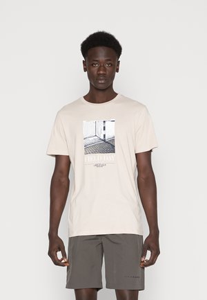 JORBOOSTER TEE CREW NECK UNISEX - Camiseta estampada - moonbeam