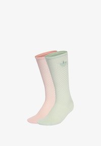 Vybrané, sandy pink linen green