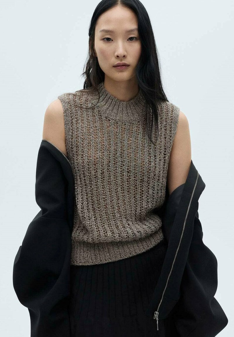 Mango Maglione - silver-coloured