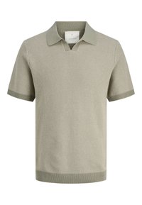 JPRCCEASTON SPLIT NECK - Poloskjorter - tea leaf