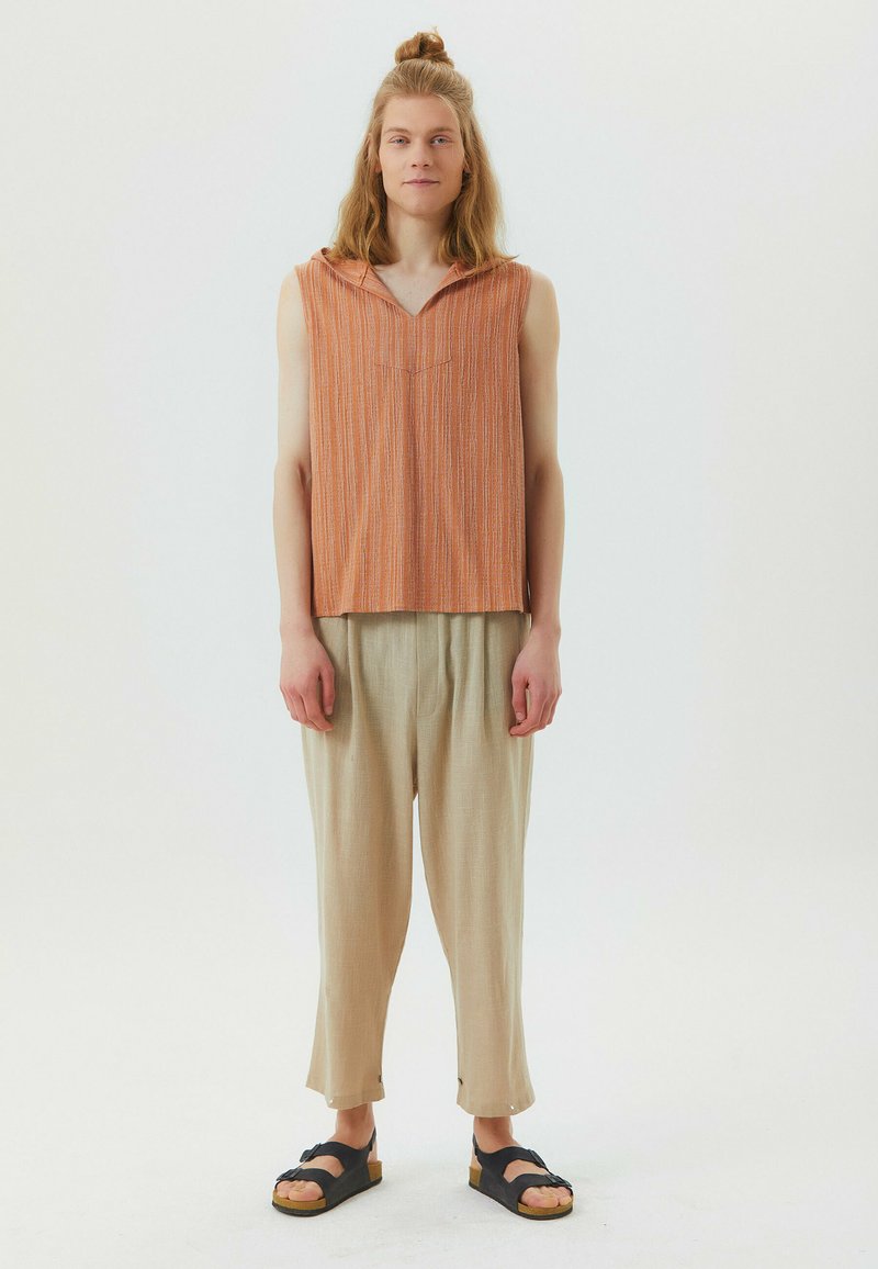 BohoClandestino SLEEVELESS ETHNIC Top light brown Zalando.de