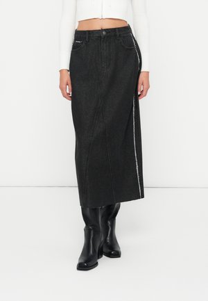 Jeanskjol - washed black