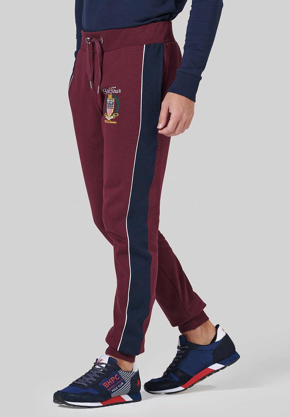 Beverly Hills Polo Club Pantalones deportivos - w bordo/burdeos - Zalando.es