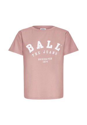 MALDINI - T-shirt imprimé - rose taupe
