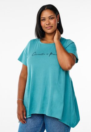 Zizzi Print T-shirt - bristol b is power