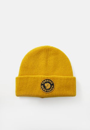 BERGTAGEN FOREVER BEANIE UNISEX - Megzta kepurė - mustard yellow