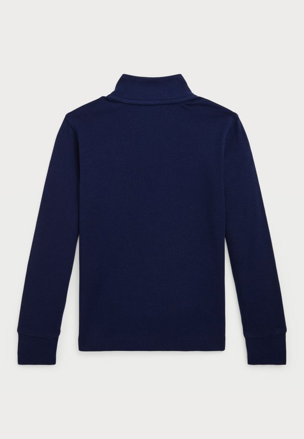COTTON INTERLOCK QUARTER-ZIP PULLOVER - Long sleeved top4