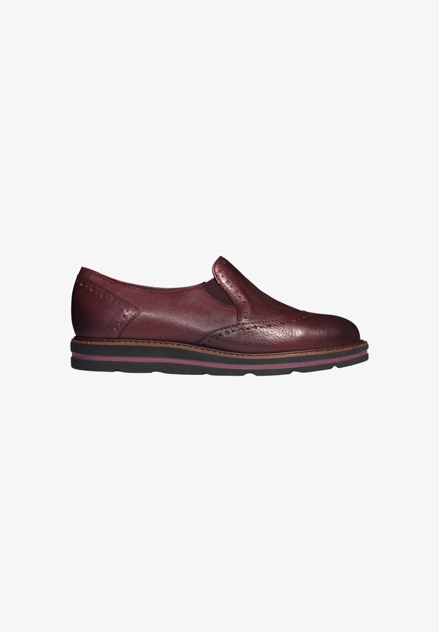 Scarpe senza lacci - bordeaux