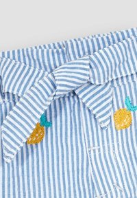 JoJo Maman Bébé EMBROIDERED PRETTY - REGULAR FIT - Šortky - blue lemon
