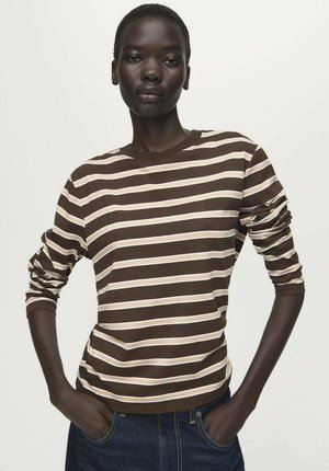 Top dugih rukava - brown