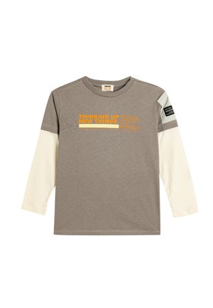 PRINTED - Camiseta de manga larga - beige