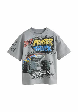 Next, REGULAR FIT - SHORT SLEEVE GRAPHIC T-SHIRT . - Print T-shirt - grey monster truck