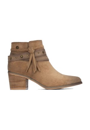 Refresh, BOTIN DE MUJER CON TACÓN - Botines camperos - beige