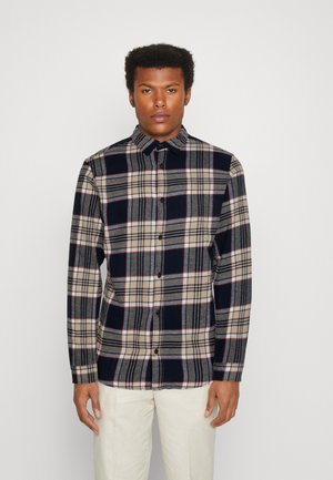 Jack & Jones FALL CHECK  LS - Camisa - navy blazer