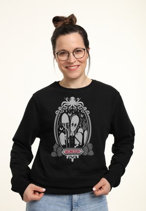 THE ADDAMS FAMILY WEDNESDAY FRAME - Sweatshirt - black