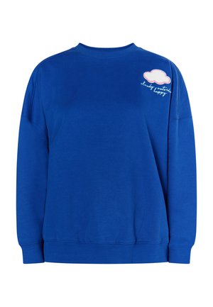 myMo MIT APPLIKATION KEEPSUDRY - Sweatshirt - royalblau