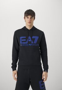 EA7 Emporio Armani - Hoodie - nero Miniatuurafbeelding 1