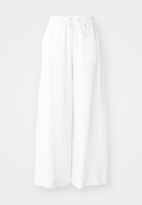 GAUZE TROUSERS - Püksid - white