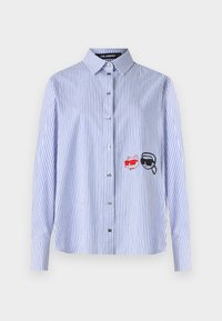 IKON DUO PRINT SHIRT - Pogājama blūze - ultramarine/white
