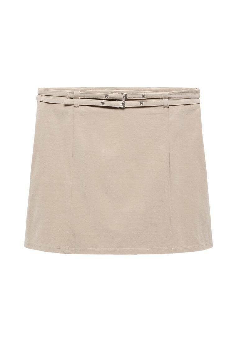 Mango Minirok bruin Mango Minirok bruin