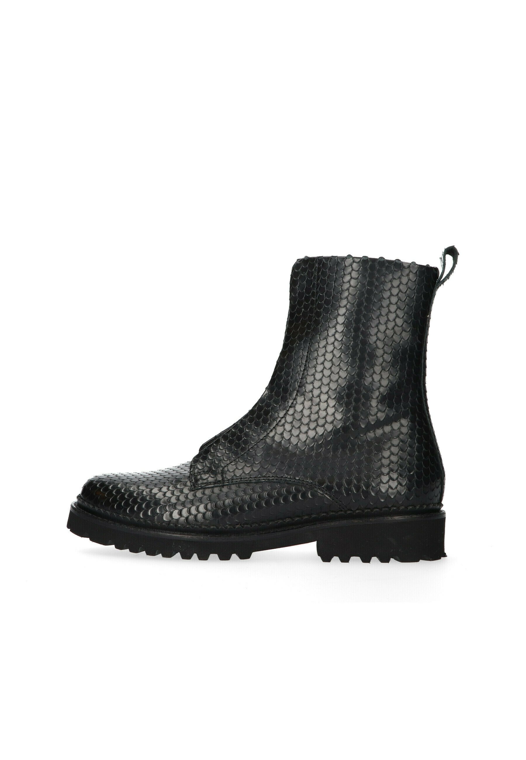 TANGO BEE - Enkellaarsjes met plateauzool - schwarz pr/zwart - Zalando.nl