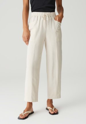 OPUS MID RISE RELAXED FIT - Trousers - natural glaze