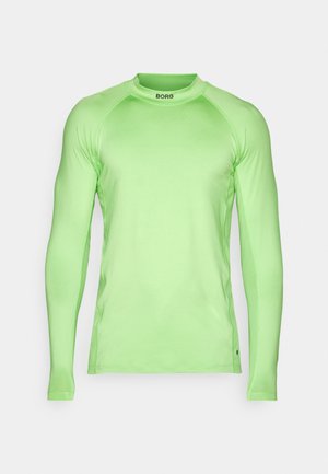 Björn Borg MOCK NECK - Long sleeved top - green flash
