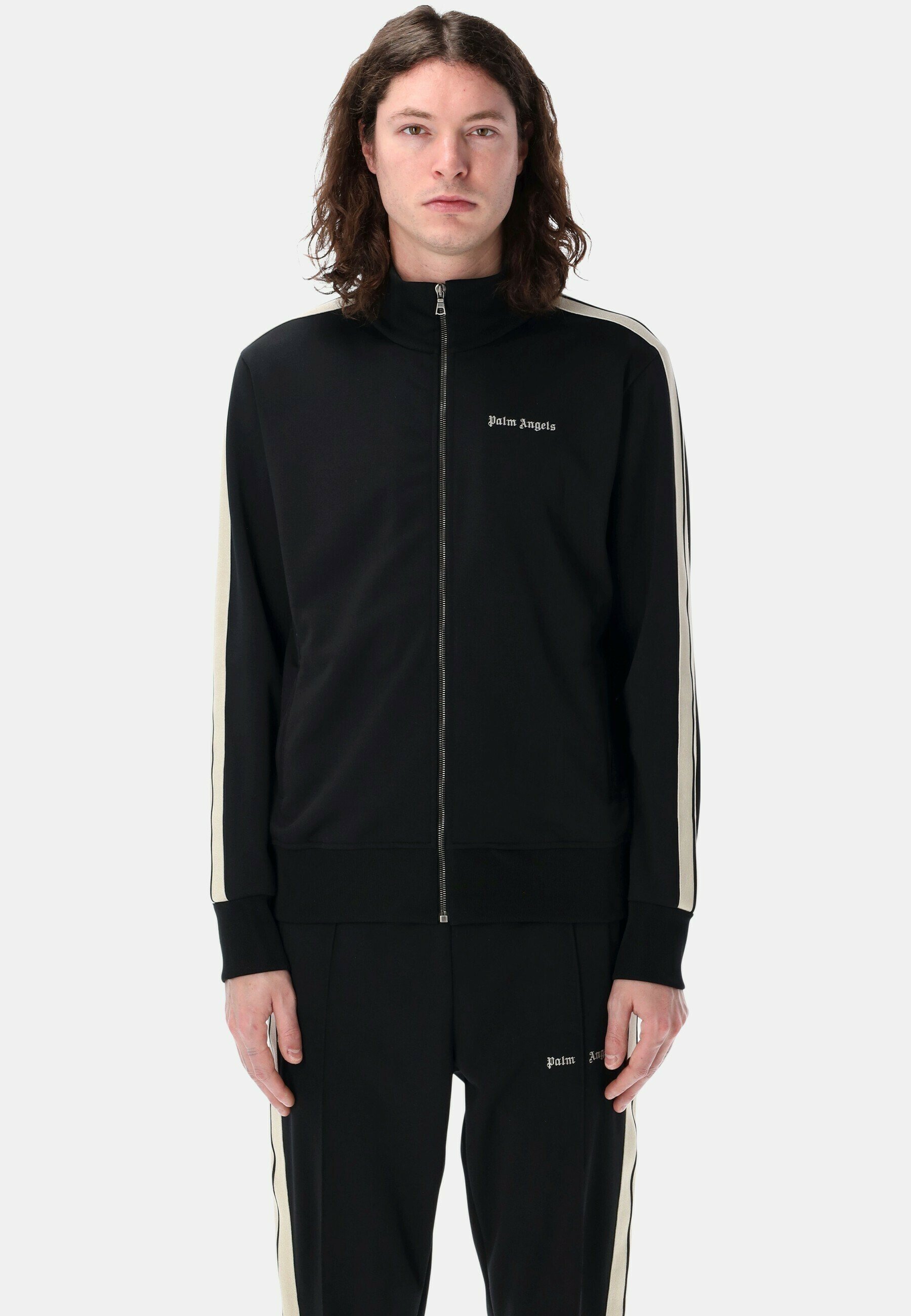 Palm Angels LOGO - Felpa con zip - black/nero - Zalando.it