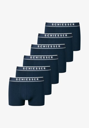 Schiesser 95/5 COTTON - 6ER PACK SHORT - Kurze Boxershorts - dunkelblau