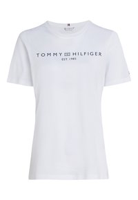 Tommy Hilfiger CORP LOGO  - T-shirt print - optic white