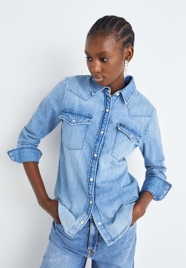 REGULAR WESTERN SHIRT - Button-down blouse - range