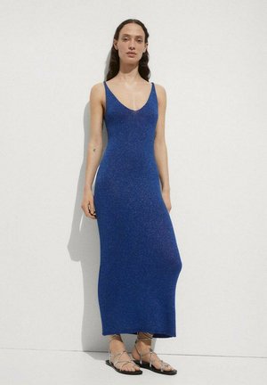 KLUNG - Vestido de punto - vibrant blue