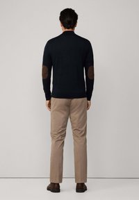 Hackett London ZIP - Stickad tröja - dark green
