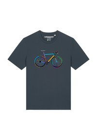 FAHRRAD BY NIGHT - T-shirt imprimé - india ink grey