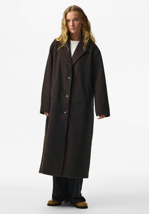 Pieces, COAT PCAGNES LONG - Manteau classique - ganache